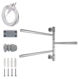 Полотенцесушитель электрический Energy I G3 400х550 мм хром поворотный