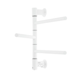 Полотенцесушитель электрический Energy I G3K 400х400 мм белый матовый поворотный