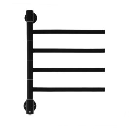 Полотенцесушитель электрический Energy I G4K 500х400 мм черный матовый поворотный