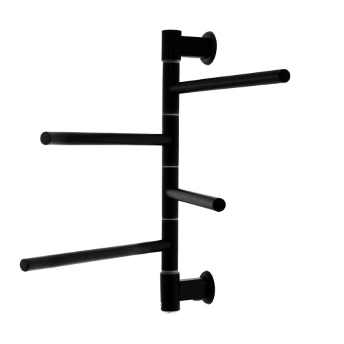 Полотенцесушитель электрический Energy I G4K 500х400 мм черный матовый поворотный