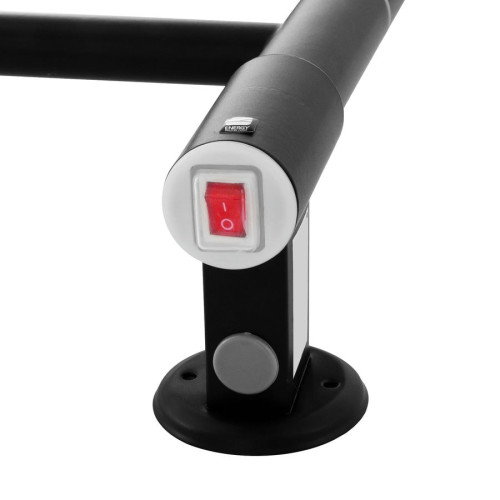 Полотенцесушитель электрический Energy Grand 1200х600 мм черный матовый