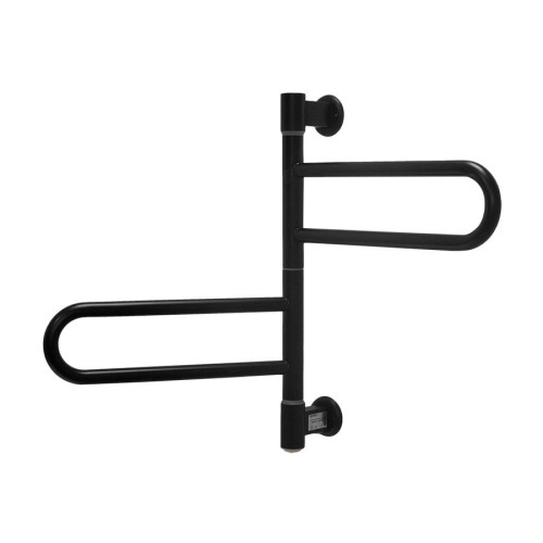 Полотенцесушитель электрический Energy U G2K 500х400 мм черный матовый поворотный