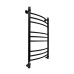 Полотенцесушитель водяной Energy Prestige 800х500 мм черный матовый