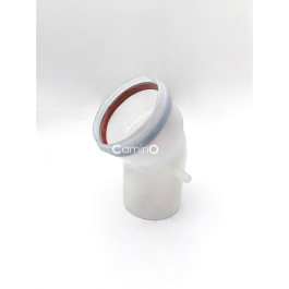 Угол 45° PP-R Camino конденсационный 80 мм раструб-хомут