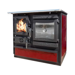 Отопительно-варочная печь Guca Guliver bordo правая