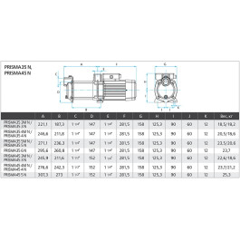 Поверхностный насос ESPA Prisma 35 3N