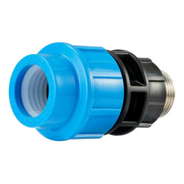 Муфта Джилекс ПРО 32x1" с наружной резьбой для труб ПНД