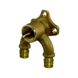 Угольник настенный Uponor Smart Aqua QE 16 X RP 1/2" с креплением (АРТ. 1059820)