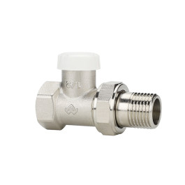 Клапан запорный радиаторный прямой Varmega 1/2" резьба ВР/НР