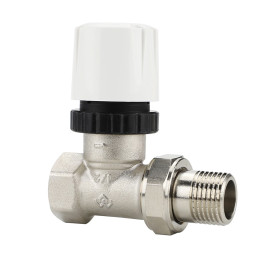 Термостатический клапан радиаторный прямой Varmega 1/2" резьба ВР/НР