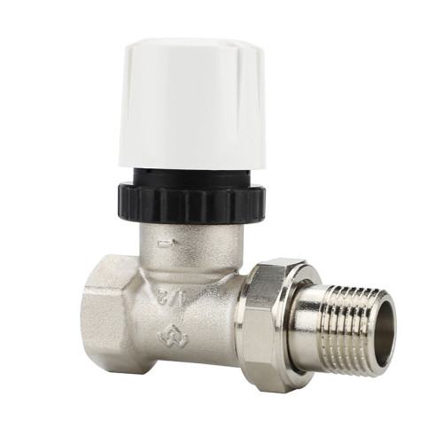 Термостатический клапан радиаторный прямой Varmega 1/2" резьба ВР/НР