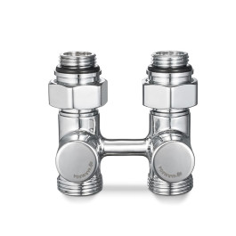 Узел нижнего подключения прямой Varmega 1/2"х3/4"EK, цвет хром