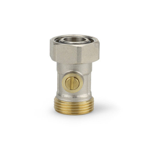 Узел нижнего подключения прямой, одинарный Varmega 3/4"х3/4"EK, НР/ВР резьба, для двухтрубных систем