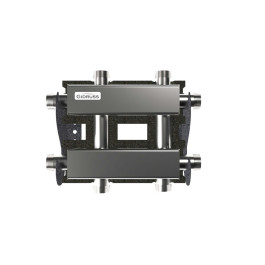 Коллектор нержавеющий модульный Gidruss MKSS-60-3DU EPP до 60 кВт 1" 3 контура EPP термоизоляция