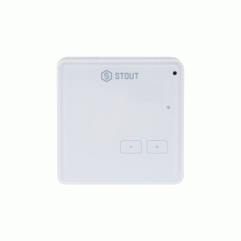 Беспроводной комнатный регулятор Stout R-8Z белый