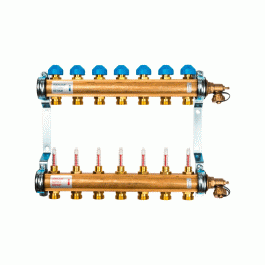 Коллектор Watts HKV/T 10 контуров 1x3/4" евроконус с расходомерами