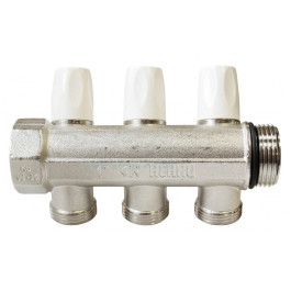 Распределительный коллектор Rehau 1"x3/4" -3 отвода евроконус