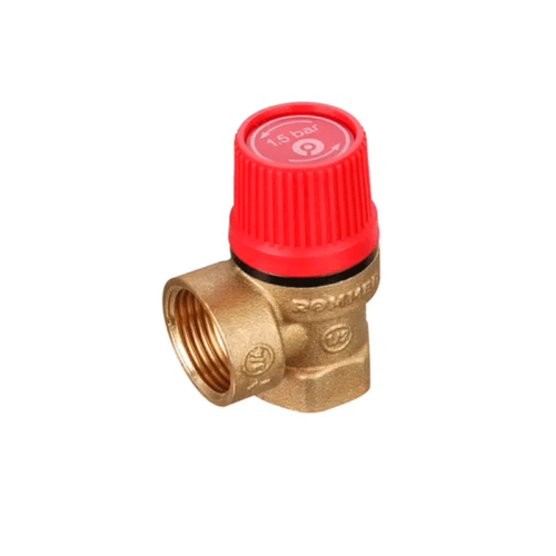 Клапан предохранительный Rommer 1/2"х3/4" для отопления 1.5 Бар