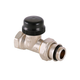 Клапан радиаторный прямой Valtec 3/4" арт.VT.038.N.05 с преднастройкой