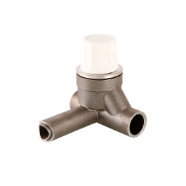 Клапан радиаторный левый Valtec 26x21x26 мм арт.VT.035.L.04 под приварку