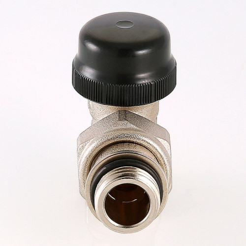 Клапан радиаторный угловой Valtec 3/4" арт.VT.037.N.05 с преднастройкой