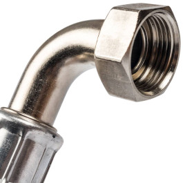 Гибкая подводка для воды Stout НР/ВР 1"х1" угловая длина 800 мм