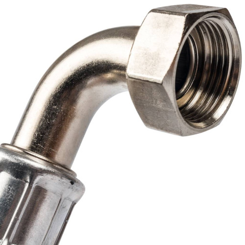 Гибкая подводка для воды Stout НР/ВР 1"х1" угловая длина 1000 мм