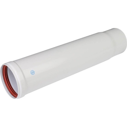 Элемент дымохода труба телескопическая DN 80 315-370 мм п/м Stout Элемент дымохода труба телескопическая DN 80 315-370 мм п/м Stout