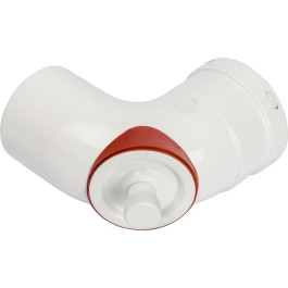 Элемент дымохода отвод 90 DN80 с инспекционным патрубком Stout