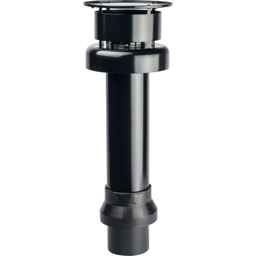 Элемент дымохода DN80/100 комплект адаптер вертикальный утепленный, 584 мм, финальный участок Stout