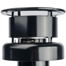 Элемент дымохода DN80/100 комплект адаптер вертикальный утепленный, 584 мм, финальный участок Stout