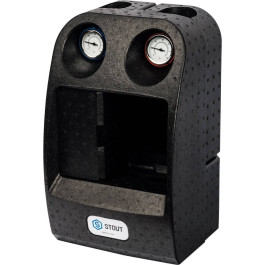 Насосная группа с 3-х ходовым приводным смесителем 1" без насоса Stout (установка лево-право)