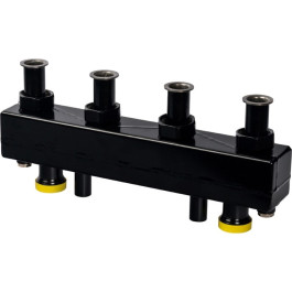 Распределительный коллектор на 2 контура с гидрострелкой DN 25 Stout SDG-0018-004002