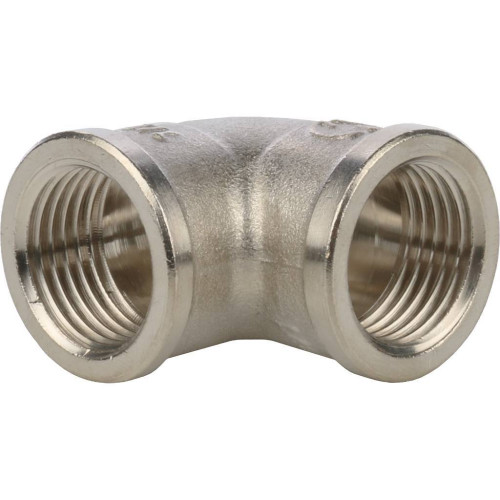 Угольник ВВ никелированный резьбовой 1/2" Stout