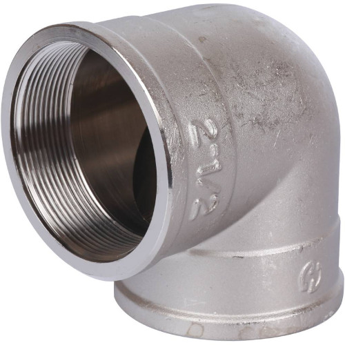 Угольник ВВ никелированный резьбовой 2 1/2" Stout