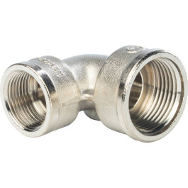 Угольник ВВ никелированный резьбовой 1" х 3/4" Stout