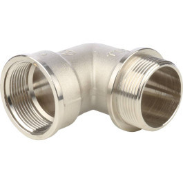 Угольник с упором НВ никелированный резьбовой 1 1/2" Stout