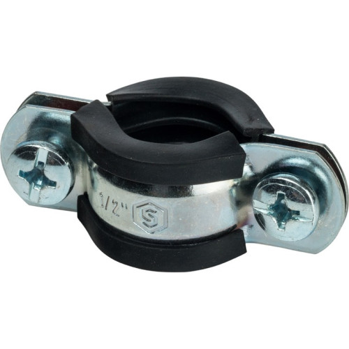 Хомут для крепления трубы с дюбелем Stout 1/2" (20-24)