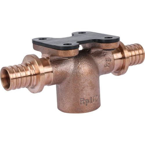 Тройник настенный REHAU 16-RP 1/2-16 RX+боковой проход (АРТ. 14562913001)