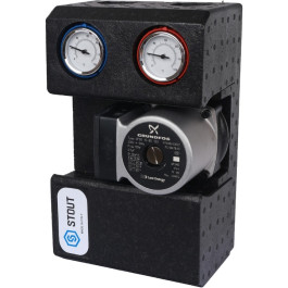 Насосная группа Stout с прямым контуром 3/4" с насосом Grundfos UPSO 15-65 130 SDG-0001-002002