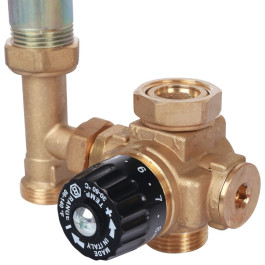 Насосная группа Stout с термостатическим клапаном 3/4" без насоса SDG-0002-002001