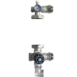 Насосно-смесительный узел с термостатическим клапаном, без насоса Stout