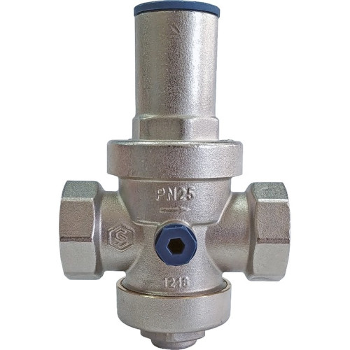 Редуктор давления Stout PN25 вн/вн 3/4" с выходом под манометр