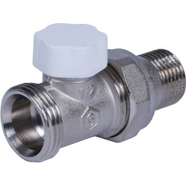 Клапан запорно-балансировочный прямой 1/2" х 3/4"ЕК Stout под евроконус