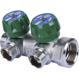 Коллектор для воды 2 выхода Stout 3/4"x1/2" под евроконус арт.SMB-6850-341202