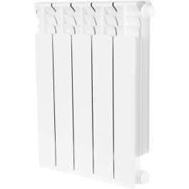 Биметаллический радиатор с нижним подключением STOUT Space Ventil 500 (5 секции)