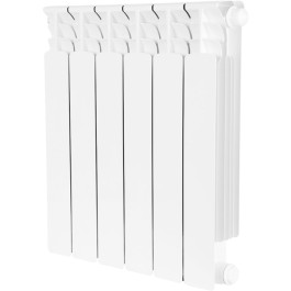 Биметаллический радиатор с нижним подключением STOUT Space Ventil 500 (6 секции)