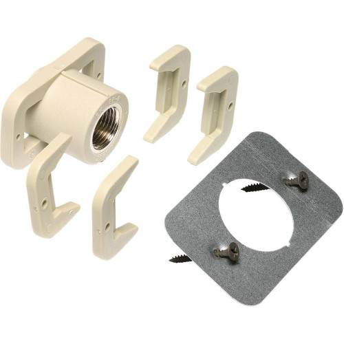 Муфта Ekoplastik ППР с вн. резьбой и креплением для гипсокартона 20x1/2