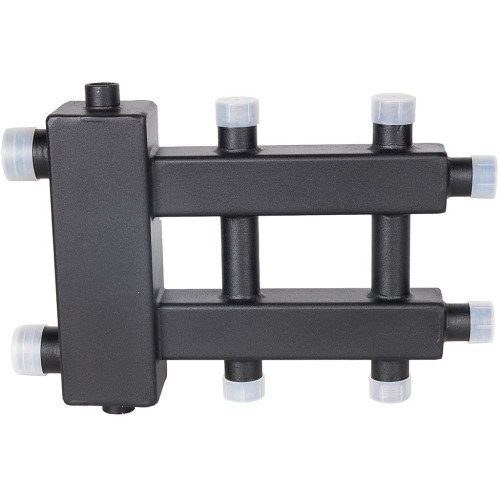 Коллектор ROMMER (дублер компакт) с гидроразделителем на 1+1+1 контура до 60 кВт Коллектор ROMMER (дублер компакт) с гидроразделителем на 1+1+1 контура до 60 кВт