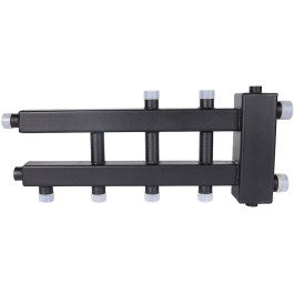 Коллектор ROMMER (дублер компакт) с гидроразделителем на 2+1+1 контура до 60 кВт